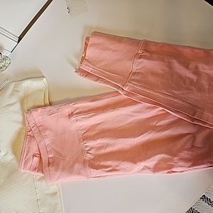 Free People Movement peach leggings size M